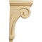 Ekena Millwork 3 1/4"W x 5"D x 9"H Scroll Corbel, Alder COR03X05X09SCAL - alternate 2
